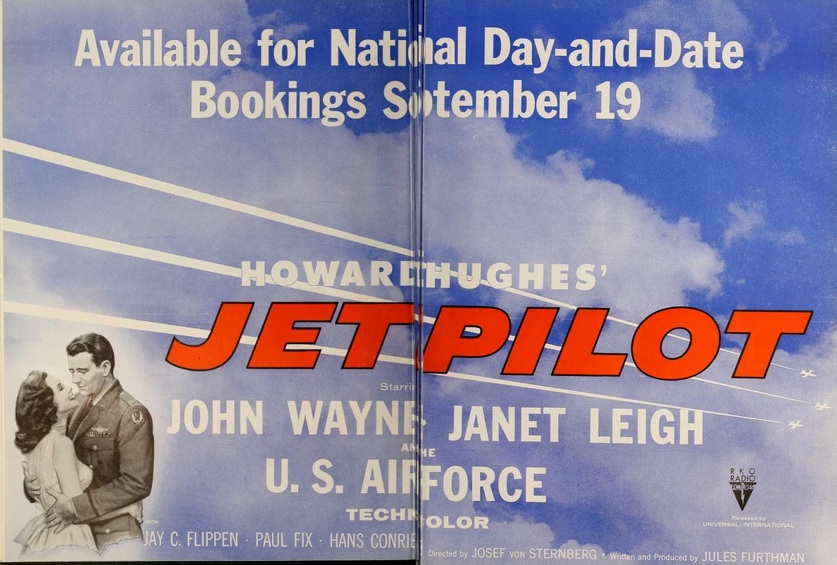 JET PILOT BOX OFFICE JOHN WAYNE 1957