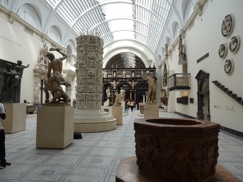Visite du musée Vitoria and Albert Museum à Londres (photos)