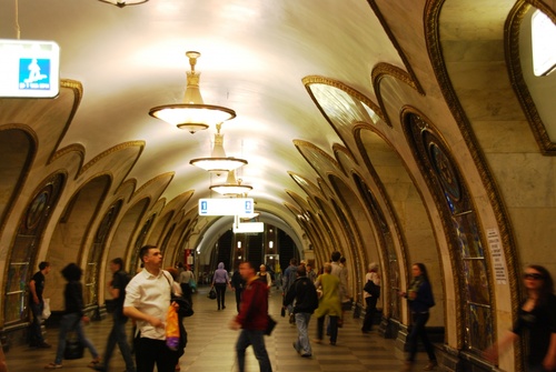 Le métro de Moscu (photos)