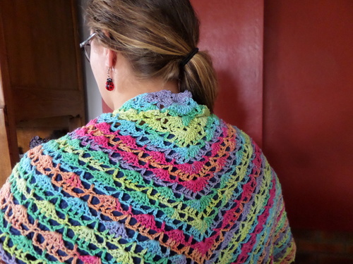 Elise shawl multicolore 