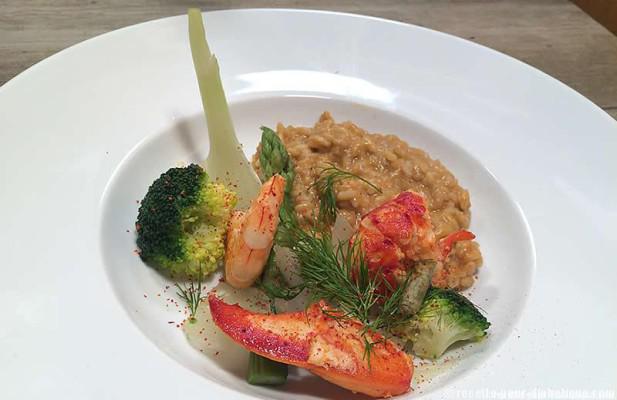 risotto risotto-homard