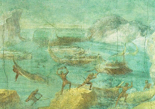 Scène de l'Odyssée vers 50-40 avant J.C.