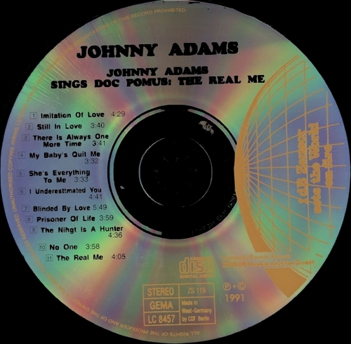 Johnny Adams : CD " Johnny Adams Sings Doc Pomus : The Real Me " Rounder Records CD 2109 [ US ]
