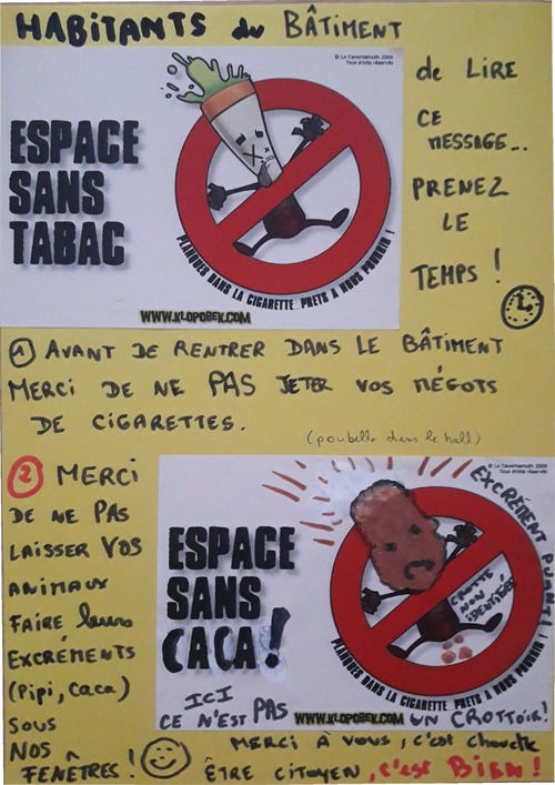 Espace sans tabac, espace sans C...