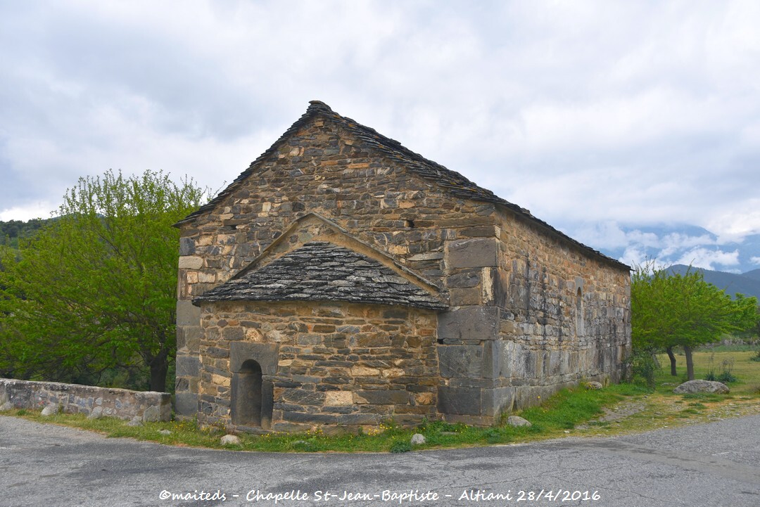 Chapelle St-Jean Baptiste d'Altiani - Corse