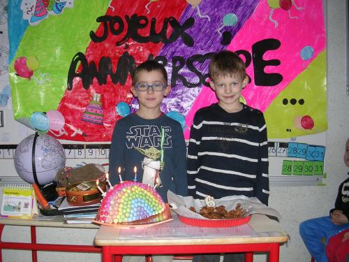 Nos anniversaires de Mars