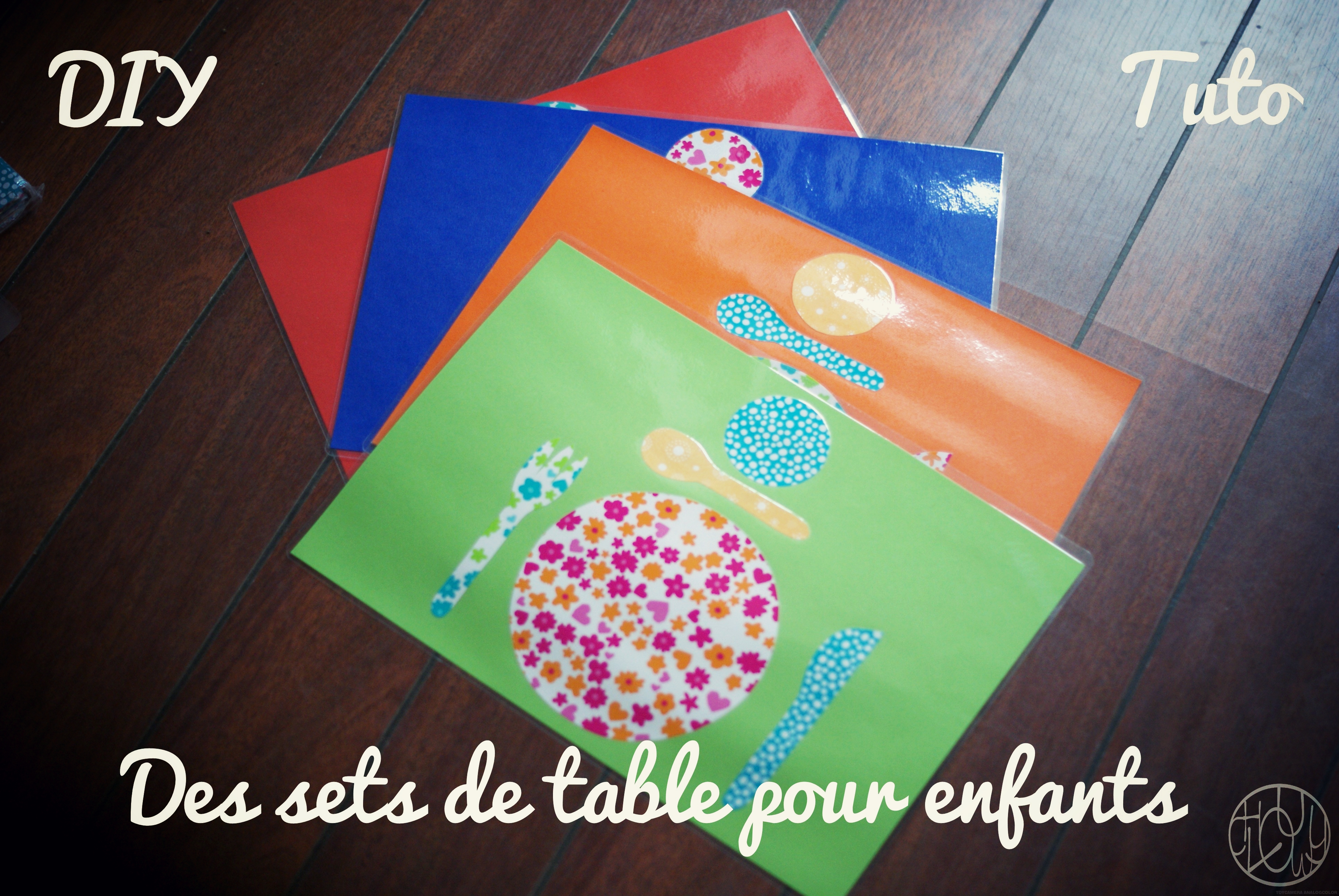 DIY Tutoriel : Des sets de table Montessori - Dans ma petite roulotte...