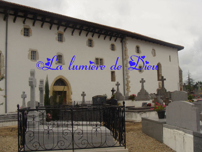 Arbonne : église saint Laurent