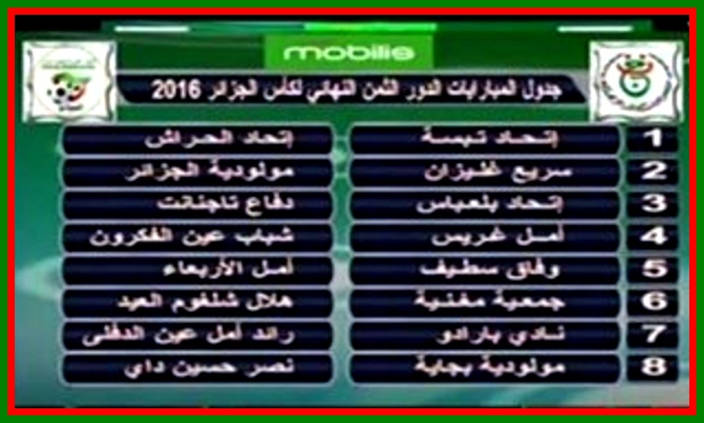 RC Relizane Mouloudia en huitième de finale à Relizane