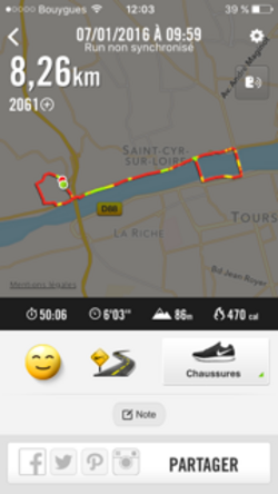 12/12/15: Sortie Run&Pouss 8,26km
