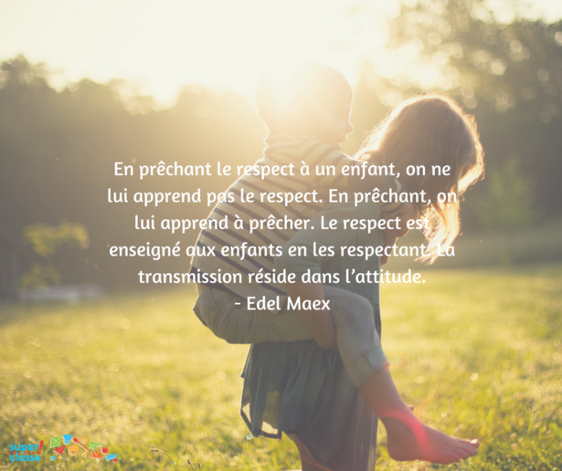 En prêchant le respect à un enfant, on ne lui apprend pas le respect. En  prêchant, on lui apprend à prêcher. Le respec… | La transmission,  Enseignement, Apprendre