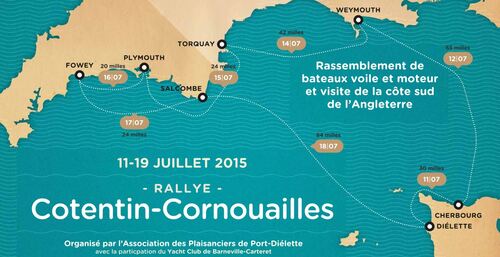 Rallye Cotentin - Cornouailles ce sera du 10 au 19 juillet  