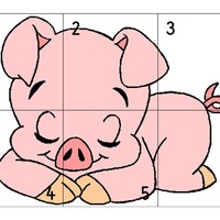 Vers les maths - Le puzzle du cochon - LaclassedesPoissons