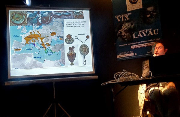 "Le prince de Lavau" une conférence de Bastien Dupuis, archéologue à l'I.N.R.A.P, proposée par les Amis du Musée du Pays Châtillonnais-Trésor de Vix