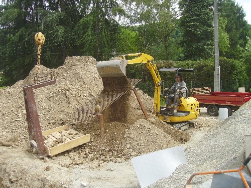 suite coffrage,coulée beton, et tamis...(7 et 8 mai)