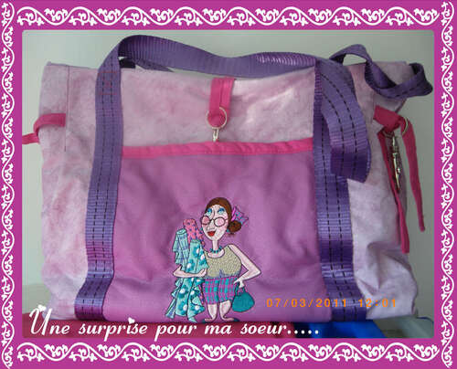sac multipoche broderie