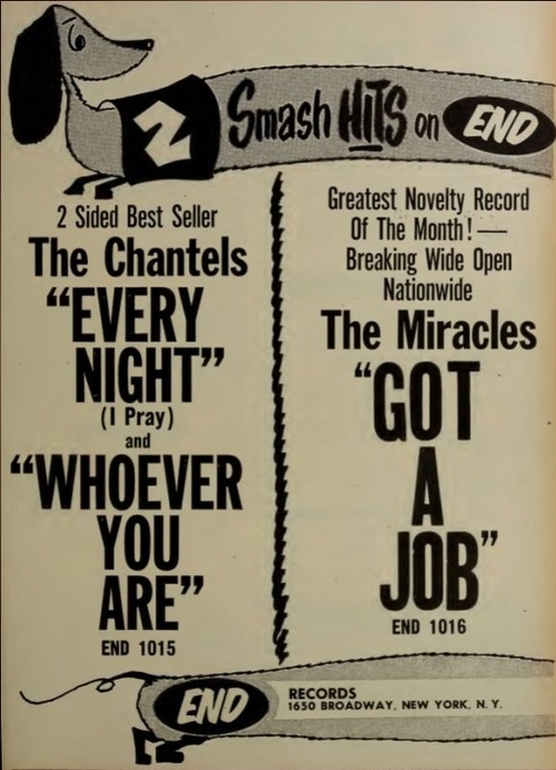 The Chantels ; Album " We Are The Chantels " End Records END-301 [ US ]
