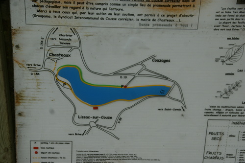 Tour du Lac Base de loisirs de Lissac par le GR du pays du Causse Corrézien.17 kms.25.05.2016
