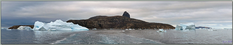 Derniers panoramas sur Kullorsuaq vu de l'Austral - Groenland