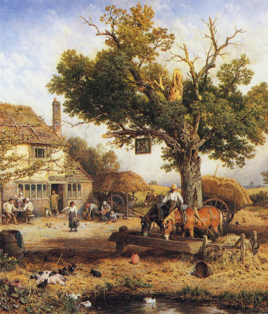 Great British Art: The Country Inn by Myles Birket Foster
