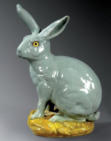 Les lapins en céramique, faïence ou porcelaine