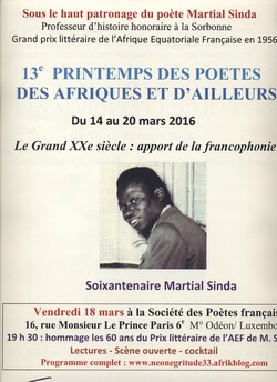 Manifestations poésie Paris