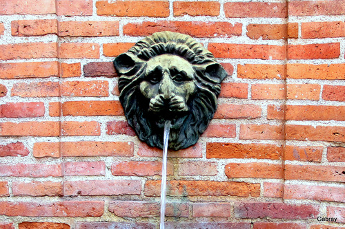 Toulouse : fontaine de la rue Boulbonne...