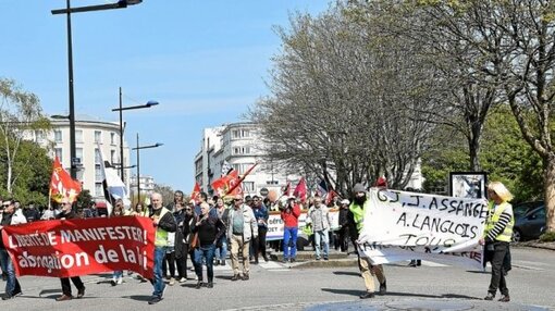 Brest-Loi anti-casseurs. Deux cents manifestants (LT .fr-13/04/19-19h51)