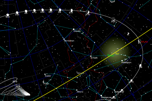 Comète en vue ! C/2019 Y4 Atlas