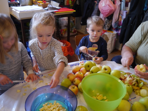 La compote de pommes!