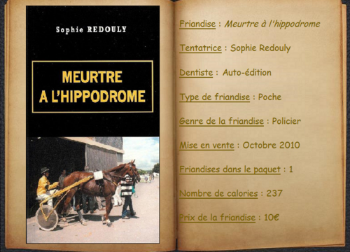 Meurtre à l'hippodrome - Sophie Redouly