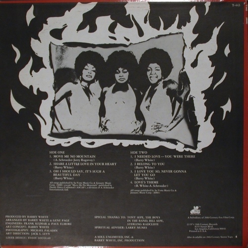The Love Unlimited 1974 : Album " In Heat " 20Th Century Fox Records T-443 [ US ]
