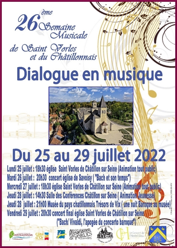 La semaine musicale de Saint-Vorles débute le