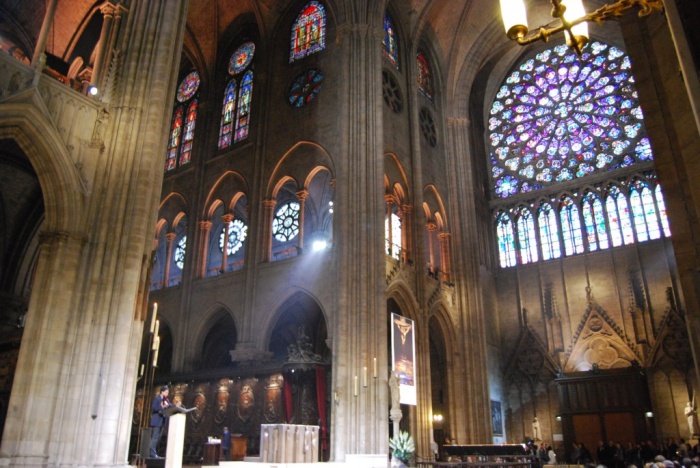 Cathédrale de Paris, l'intérieur  