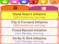 List of Weekly and Daily Town Initiatives (Quests / Missions) in Animal  Crossing: New Leaf Welcome amiibo Guides - Animal Crossing World