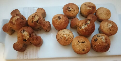 Financier aux pépites de chocolat