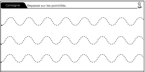 graphisme - écriture entrainement