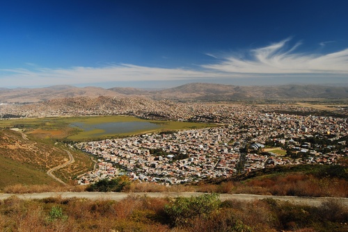 Vue d'une partie de Cochabamba