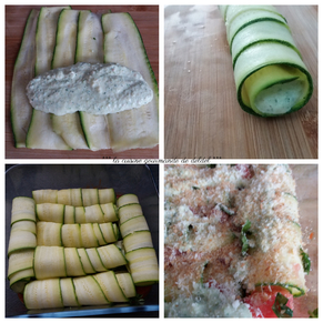 CANNELLONIS DE COURGETTE A LA RICOTTA