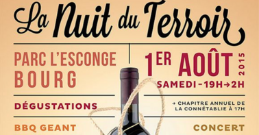 Le 1er Aout, c’est la Nuit du Terroir en Côtes de Bourg !