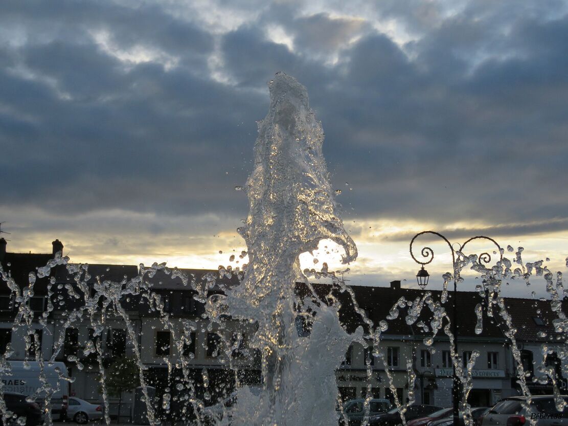 un jet d'eau vue par Bébert !