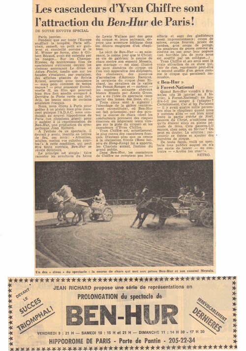 Ben Hur à l'Hippodrome Jean Richard de Paris - part 6 ( archives Raymond Marti) 
