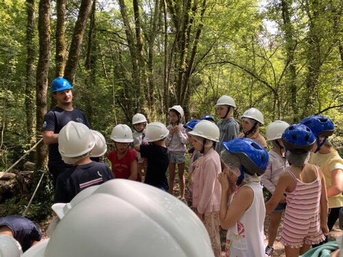 Visite des carrières de Crazannes