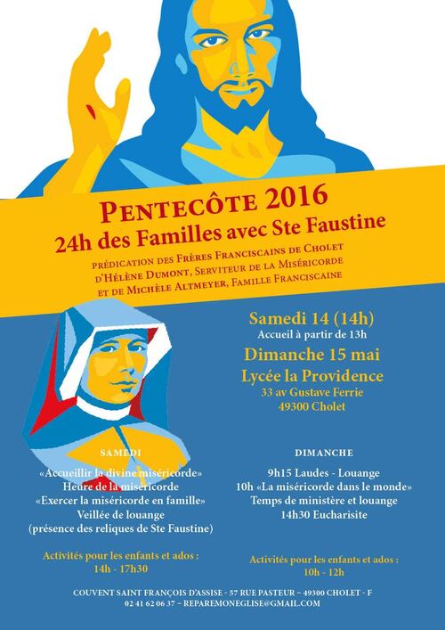 Fête de Pentecote: 24h miséricorde en famille