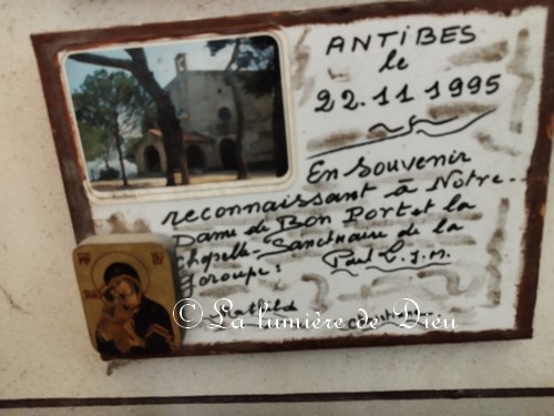 Antibes, la chapelle de la Garoupe