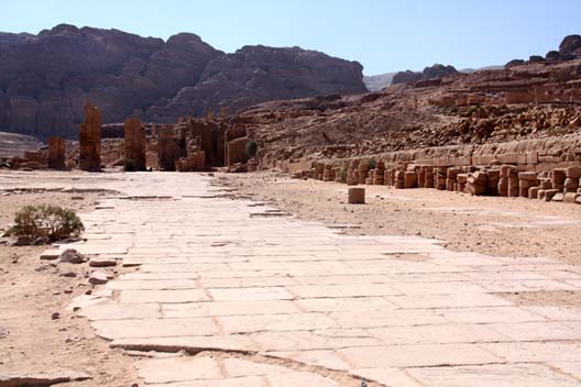 Pétra (Jordanie), Le cardo (photo : Gérard Grégor)