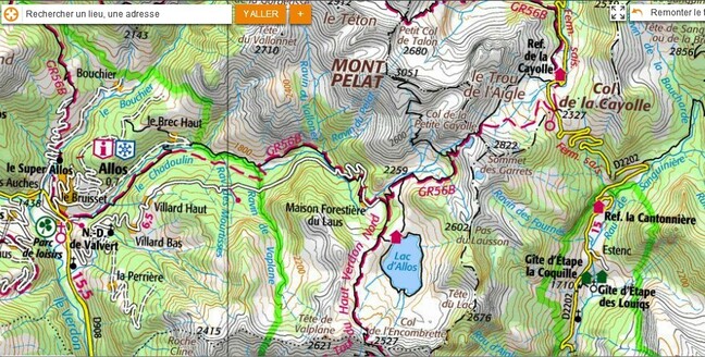 circuit: St André Les Alpes- Colmar les Alpes-Allos-Lac d'Allos-Allos-Col d'Allos-Barcelonnette-Lac de Serre Ponçon...