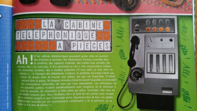 DE LA CABINE TELEPHONIQUE AU TELEPHONE FIL