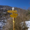 Jonction avec une piste à la fontaine d\'Estéret