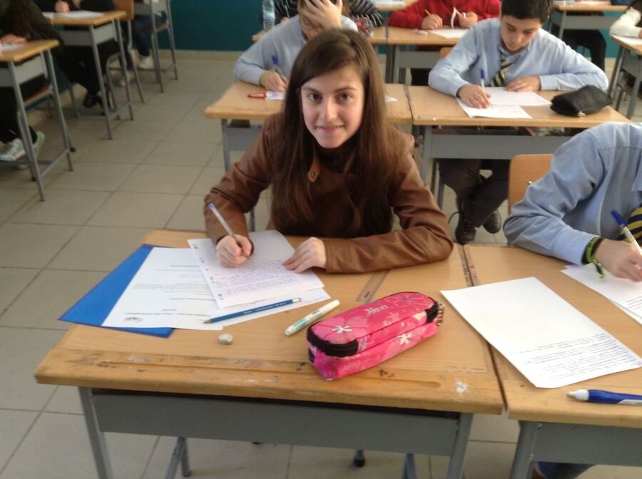 Participation enthousiaste des collégiens du Collège Notre Dame du Balamand au mois de la Francophonie.